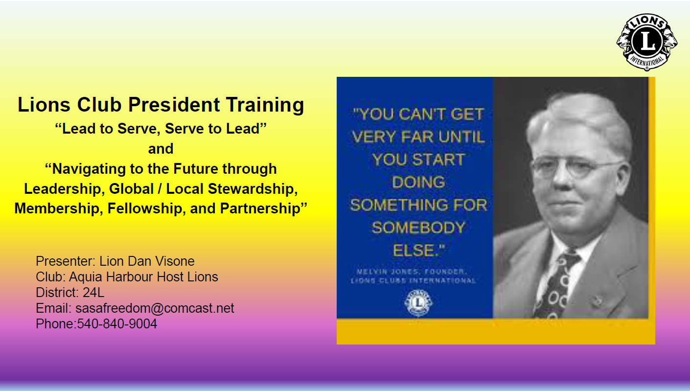 President's Title Slide