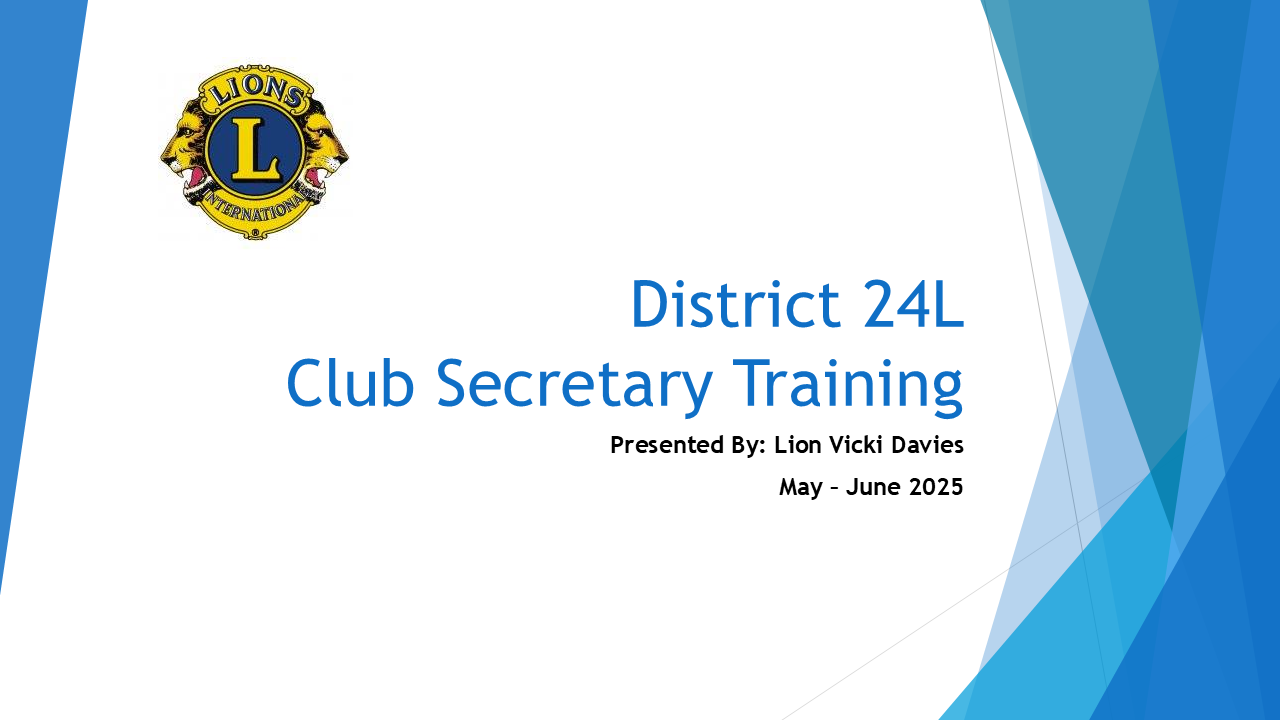 District 24L 2024 Secretary Training (1)